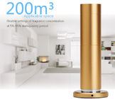 12 Voltage Gold Aluminum Commercial Air Aroma Machine With Touch Button LCD Display