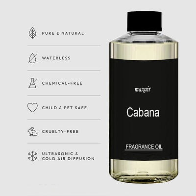 Cabana 500ml Hotel Collection Essential Oils with Lemon Jasmine Musk and Other Fragrances