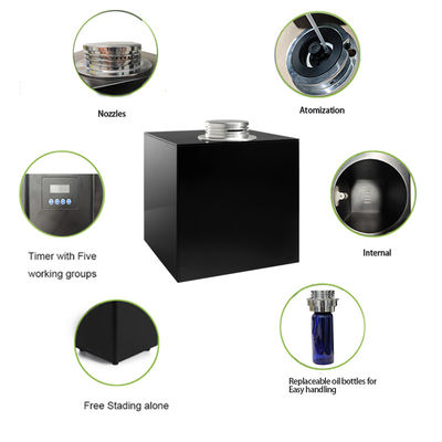 Home Hotel Office Aromatherapy Oil Diffuser with Metal Casing and Noise Level 40dBa