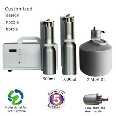50W Power HVAC Scent Diffuser with 316L Stainless Steel Nozzle and External Stainless Steel Diffusers for Commercial Use