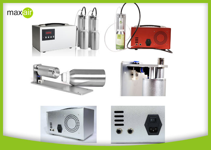 Silver Aluminum commercial air freshener dispenser with HVAC and