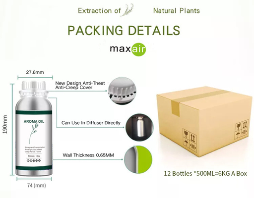 Plant Extract Aroma Essential Oil 500ml Aluminium Bottles Wholesale
