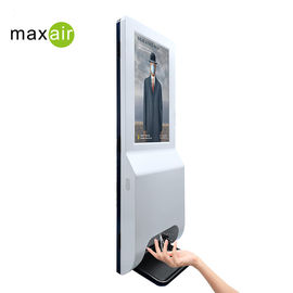 Wall Mounted Scent Diffuser Machine LCD Advertising Player And Touch Free Auto Hand Sanitizer Dispenser