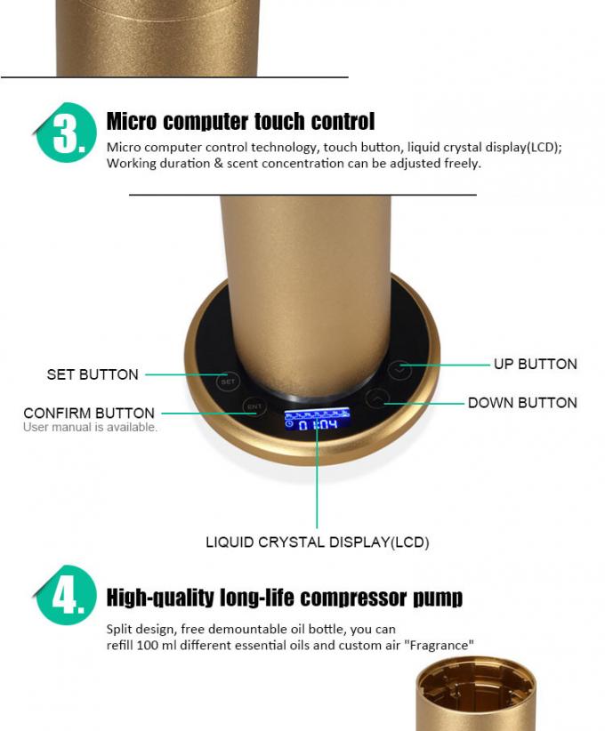 Essential Oil Scent Diffuser Machine Battery Operated Floor Standing